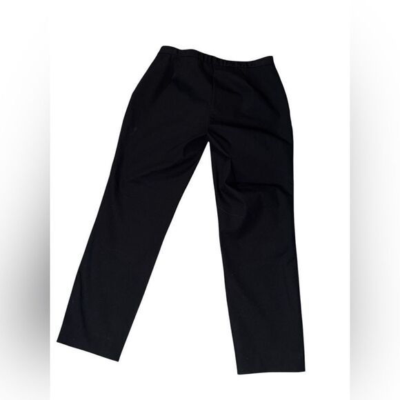 Theory NWT Pull On Straight Leg Pants in Black Size 8 MSRP $215 - Picture 8 of 9